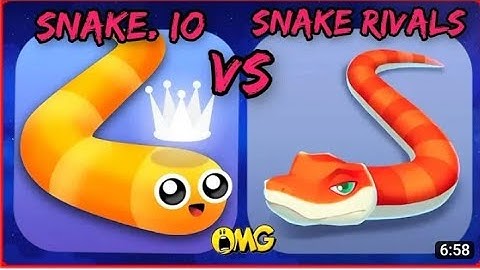 Snake Rivals Vs Snake io Game Comparison