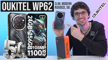 Oukitel WP62: 11,000mAh Power, 120Hz Display & 5G Performance in a Stylish, Slim, Rugged Shell!