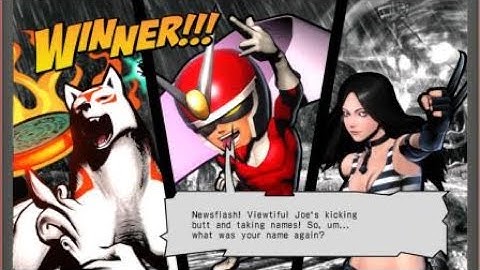 ULTIMATE MARVEL VS. CAPCOM 3 Amatarasu, X-23, and Viewtiful Joe Part 1