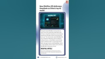 China’s New AI Champion: MiniMax-M1 Takes the Crown!