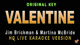 VALENTINE -  Jim Brickman & Martina McBride (HQ KARAOKE VERSION)