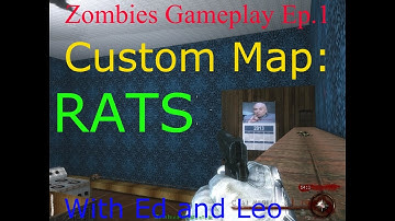 Call of Duty: WAW Zombies Gameplay Ep.1 POV Ed. Custom map: Rats