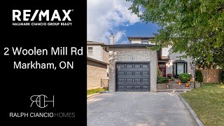 2 Woolen Mill Rd | Markham, ON