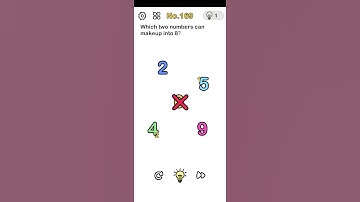 #answerbrainoutlevel169 which two numbers can makeup into 8? /brain out/level 169