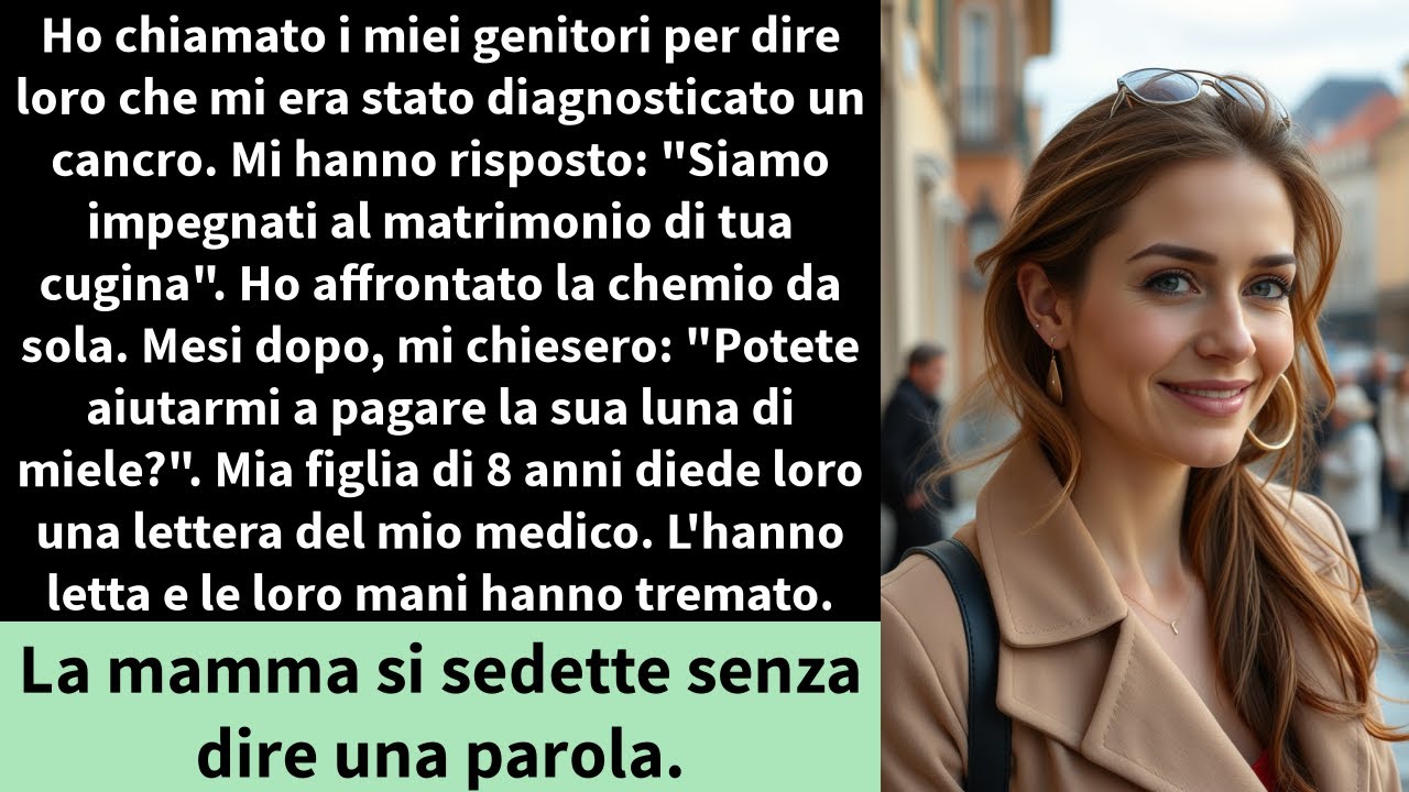 Ho chiamato i miei genitori per dire loro che mi era stato diagnosticato un cancro.