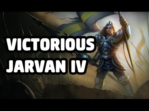 VICTORIOUS JARVAN IV SKIN SPOTLIGHT - LEAGUE OF LEGENDS - YouTube