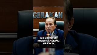 Negeri Sembilan MB disputes ruler’s sacking of exco members