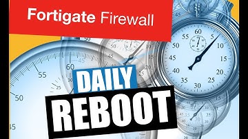 daily reboot - firewall training