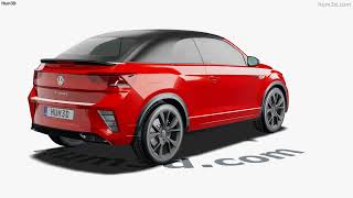 Volkswagen T-Roc cabriolet R Line 2021 3D model by 