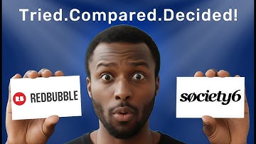 Redbubble Vs Society6 | Which Print on Demand Platform Is Better in 2025?