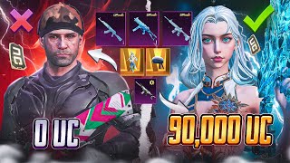 90.000 UC ENG OMADLI OPEN KEYS 🥵 PUBG MOBILE!!!