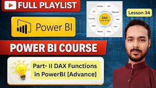 Lesson 34: DAX Functions in Power BI: CALCULATE, FILTER, ALL & SELECTEDVALUE Explained
