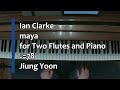 Piano part ian clarke maya for two flutes and piano 78