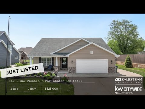 5351 E Bay Pointe Cir, Port Clinton, OH home video tour