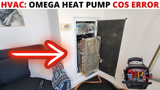 HVAC: Omega Water Source Heat Pump COS Error Code Troubleshooting/Repair (Omega COS Red Flashing)