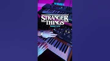 Stranger Things theme song live! #strangerthings #sounddesign #behringer #arturia #synth #producer