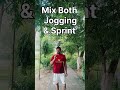 Jogging vs Sprinting: Kaunsa Weight Loss ke liye Best Hai? 🏃🔥#JoggingVsSprint #WeightLossTip #shorts