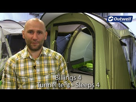 Outwell Billings 4 Tent 2018 | Innovative Family Camping
