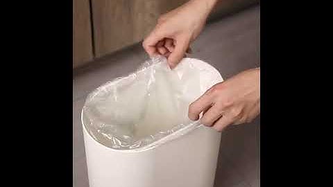 8L Plastic Slim Trash Can Wastebasket with Lid Kitchen Bathroom Toilet Narrow Seam Garbage Container