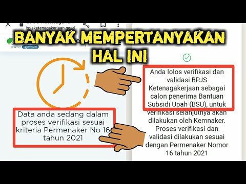 Data anda sedang dalam proses verifikasi sesuai kriteria permenaker no 16 tahun 2021