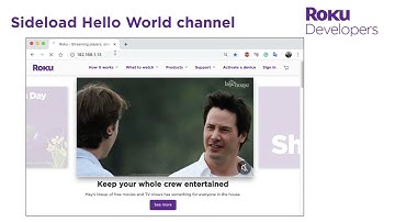 01 SceneGraph  Build a Roku Channel   Development Setup