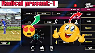 Radical Present:-1😍 || Radical Shot-Map || check out!! real cricket22
