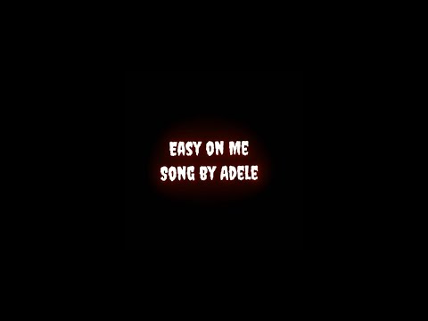 Adele – Easy On Me (Lyrics audio)
