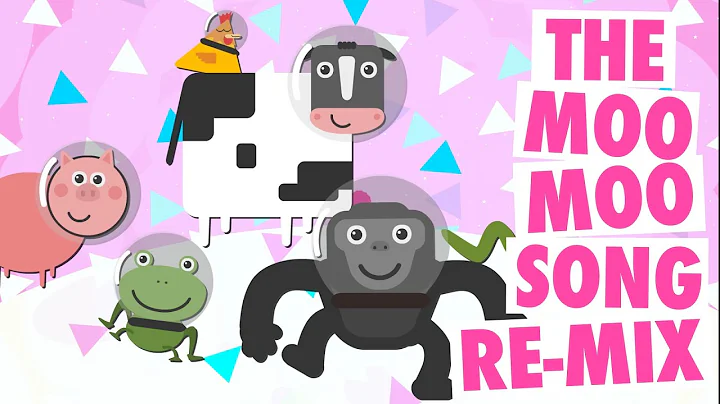 The Moo, Moo Song - Re-mix | Children's Nursery Rhyme | Cow and friends | The Nursery Channel