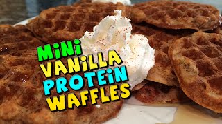 Easy Mini Protein Waffles | Healthy Waffle Recipe