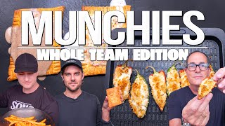 MUNCHIES  THE WHOLE TEAM COOKS EDITION | SAM THE COOKING GUY