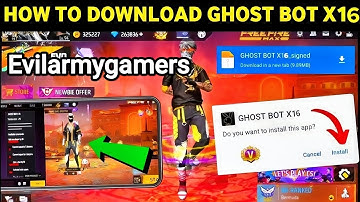 🔥 FREE FIRE GHOST BOT V16 + X16 PASSWORD 🔑 2025 | FULL TEST & DOWNLOAD (Evilarmygamers)