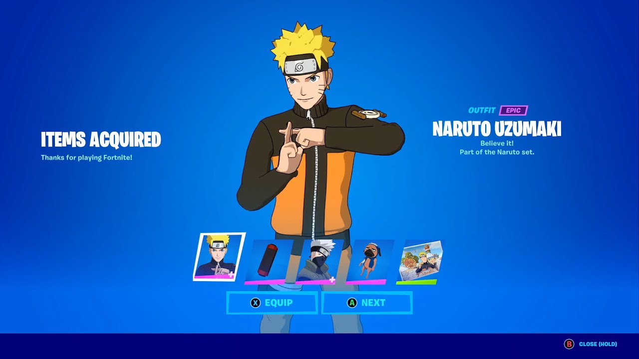 How to Get NARUTO UZUMAKI SKIN for FREE in Fortnite! (Naruto Bundle