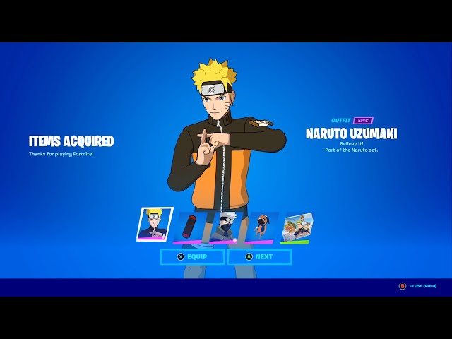 Naruto X Fortnite is Finally Here