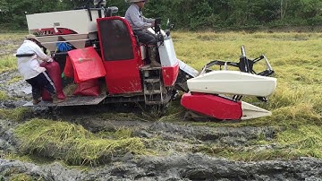 AW82V vượt lầy cắt lúa ngã