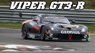 2014 SRT Viper GT3-R | V10 sounds & downshifts