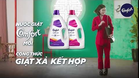 ÁO QUẦN TƯƠI MỚI VỚI NƯỚC GIẶT COMFORT, CÔNG THỨC GIẶT XẢ KẾT HỢP MỚI