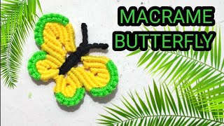 BUTTERFLY MACRAME KEYCHAIN, SOUVENIR GANTUNGAN KUNCI KUPU-KUPU TALIKUR