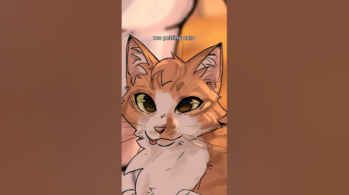 I LOVE MY CAT 🧡 #art #animationart #digitalart #cartoon #meme #cat