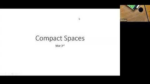 Compact Spaces