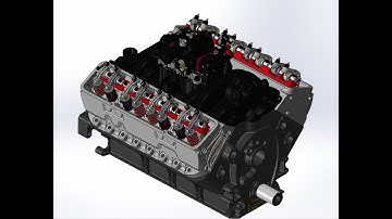 3D Printed Rocker Arms / Chevy 350 Engine Preview