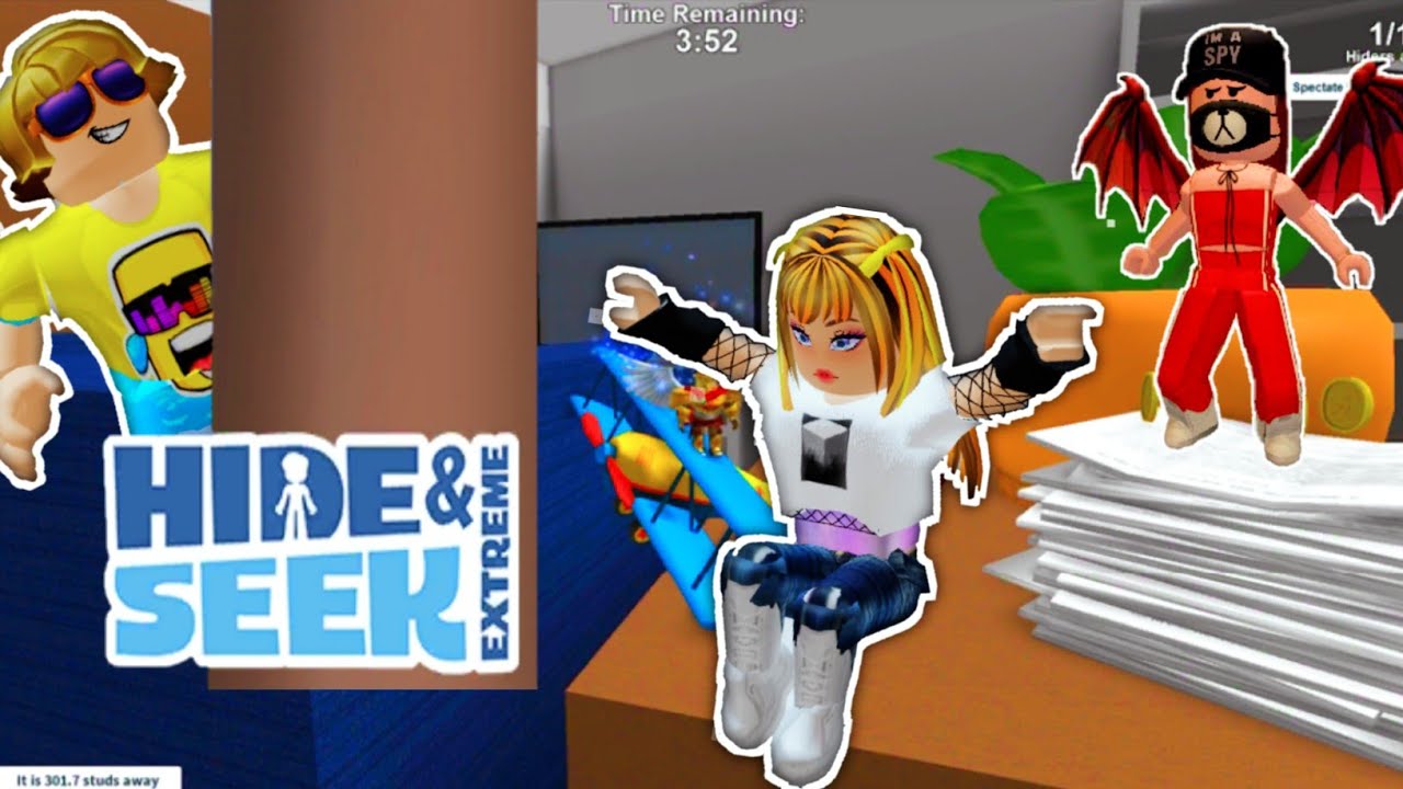 Roblox Extreme Hide and Seek Challenge - Rebel Twins Gaming - YouTube