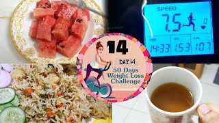 Benefits of Jumping Jacks in Hindi | Day 14 ✅ 50 Days Weight Loss Challenge | What I Eat in a Day