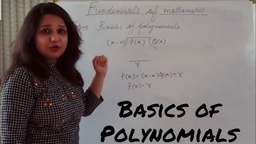 (CL-1) Fundamentals of mathematics(Chapter 1) for IIT JEE/ Topic 1/ Basics of polynomials
