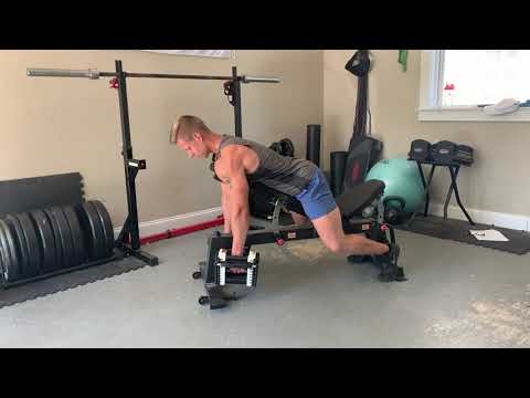 Chest Supported Row: 10-6-10 method