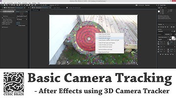 Basic 3D Camera tracking tutorial in After Effects CC (Matchmove)