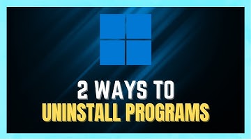 How to Uninstall Apps in Windows 10/11 | Uninstall Programs on Windows 10/11