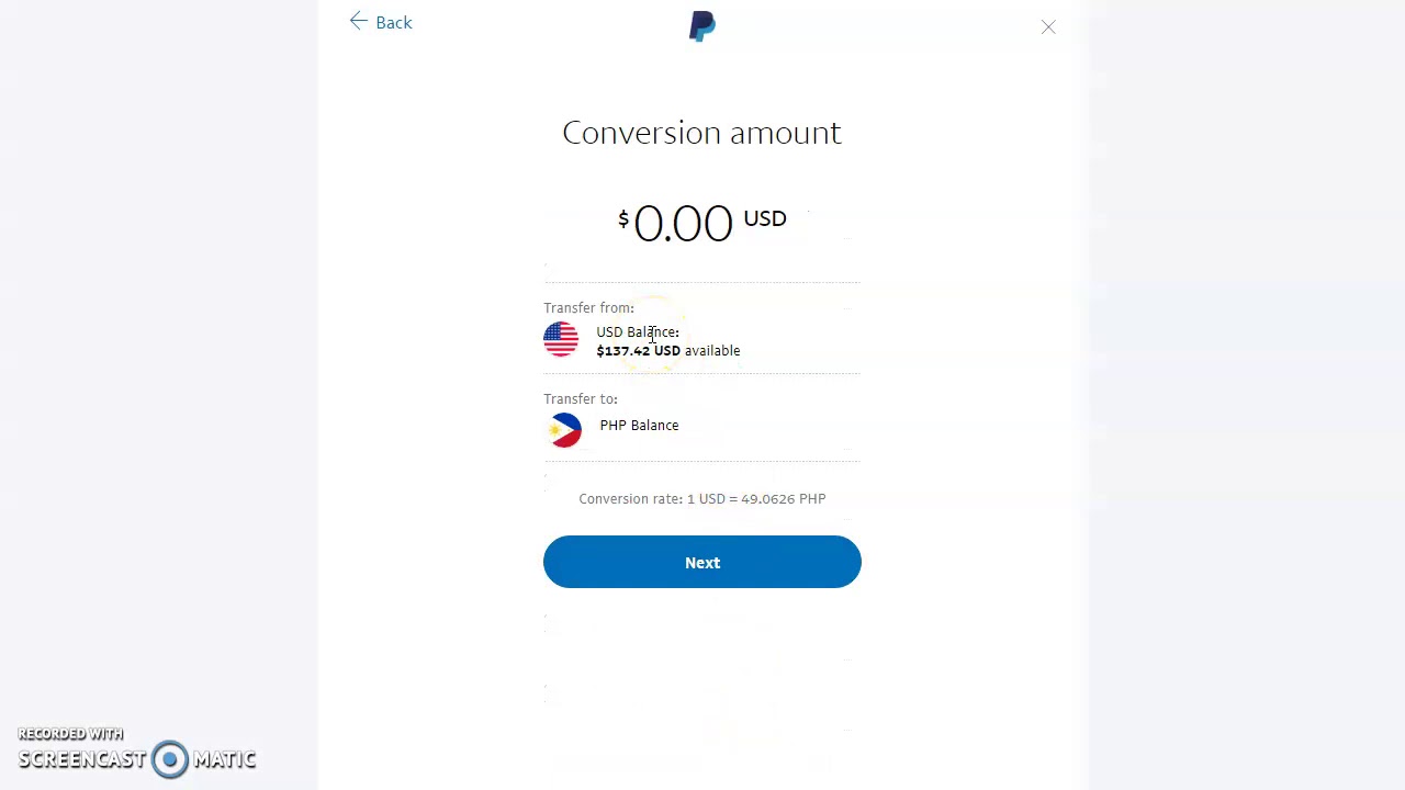 How to convert USD (US Dollar) to Philippine Peso (PHP) YouTube