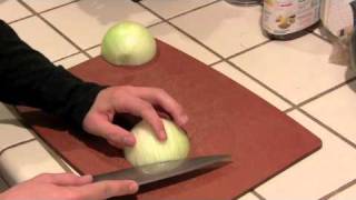 How to Chop an onion without crying!!