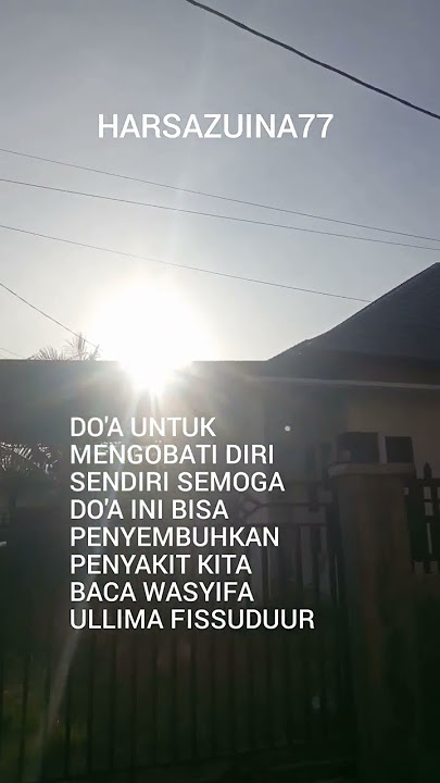 DO'A INI KALAU KITA AMAL KAN PENUH KEYAKINAN SEHABIS SHOLAT FARDHU ALLAH AKAN MENGABULKAN NYA