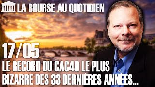 Bourse Au Quotidien - Le Record Du CAC40 Le Plus Bizarre Des 33 Dernières Années... Bourse Au Quotidien - Le Record Du CAC40 Le Plus Bizarre Des 33 Dernières Années...